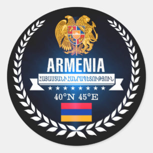 Sticker Rond Arménie