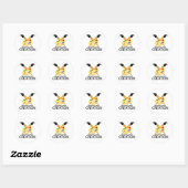 Sticker Rond Armes de création massive (Feuille)