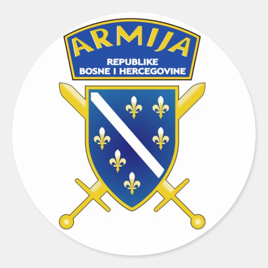 Sticker Rond Armija Slicica (Devant)