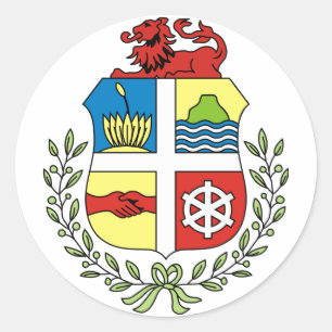 Sticker Rond armoiries d'aruba