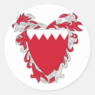 Sticker Rond Armoiries de Bahreïn