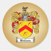 Sticker Rond Armoiries de Bowman (Devant)