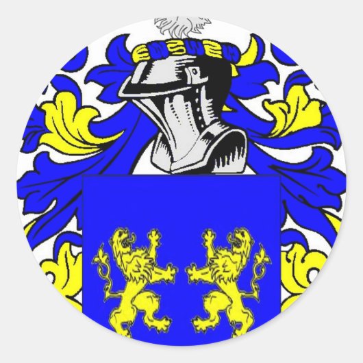 Sticker Rond Armoiries de Carter (Devant)