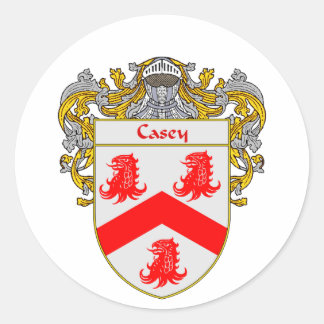 Sticker Rond Armoiries de Casey (mannequins)