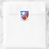 Sticker Rond Armoiries de Chamonix (Sac)
