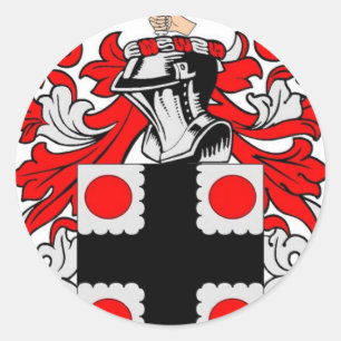 Sticker Rond Armoiries de Clayton