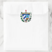 Sticker Rond armoiries de cuba (Sac)