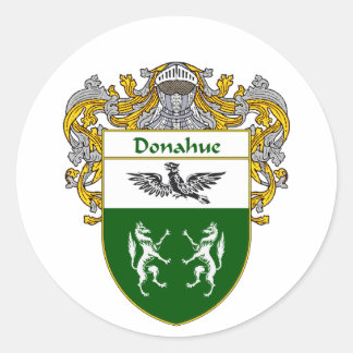 Sticker Rond Armoiries de Donahue (mannequins)