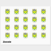 Sticker Rond Armoiries de Duddy (Feuille)