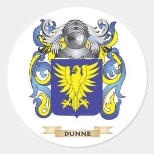 Sticker Rond Armoiries de Dunne