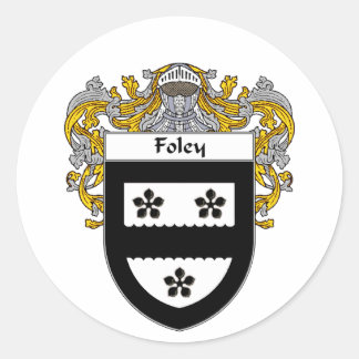Sticker Rond Armoiries de Foley (mannequins)