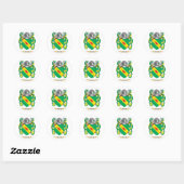 Sticker Rond Armoiries de Freire (Feuille)