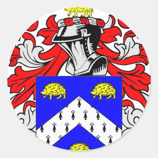 Sticker Rond Armoiries de Harris (Devant)