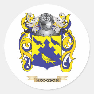 Sticker Rond Armoiries de Hodgson (crête de famille)