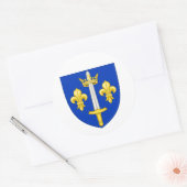 Sticker Rond Armoiries de Jeanne d'Arc (Enveloppe)