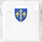 Sticker Rond Armoiries de Jeanne d'Arc (Sac)