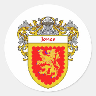 Sticker Rond Armoiries de Jones Irish Coat (mannequins)