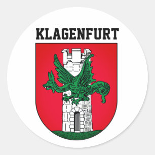 Sticker Rond Armoiries de Klagenfurt - AUTRICHE