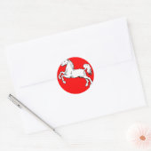 Sticker Rond Armoiries de la Basse-Saxe (Enveloppe)