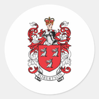 Sticker Rond Armoiries de la famille Robertson