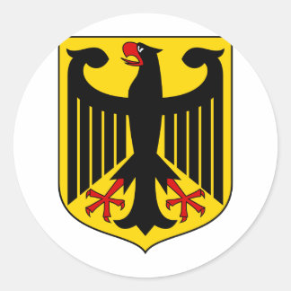 Sticker Rond Armoiries de l'Allemagne
