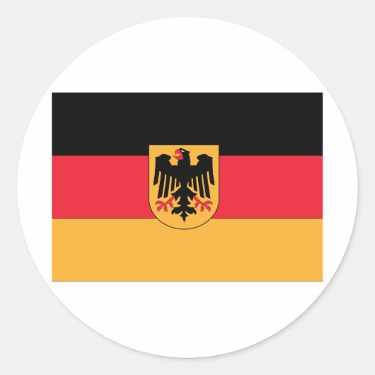 Sticker Rond Armoiries de l'Allemagne (Devant)