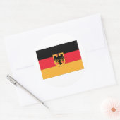 Sticker Rond Armoiries de l'Allemagne (Enveloppe)