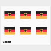 Sticker Rond Armoiries de l'Allemagne (Feuille)
