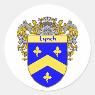 Sticker Rond Armoiries de Lynch (mannequins)