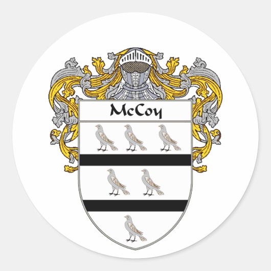 Sticker Rond Armoiries de McCoy (mannequins) (Devant)