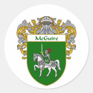 Sticker Rond Armoiries de McGuire (moulées)