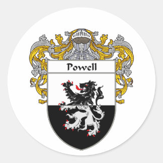 Sticker Rond Armoiries de Powell (mannequins)