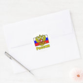 Sticker Rond Armoiries de Russie (Enveloppe)