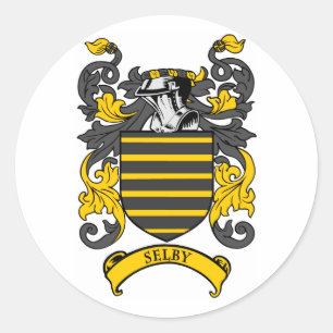 Sticker Rond Armoiries de SELBY