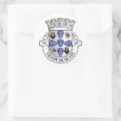 Sticker Rond Armoiries de Silves, Portugal (Sac)