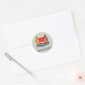 Sticker Rond Armoiries de Singapour (Enveloppe)