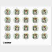 Sticker Rond Armoiries de Tanzanie (Feuille)