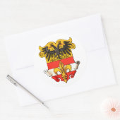 Sticker Rond Armoiries de Trieste 1467-1919 (Enveloppe)