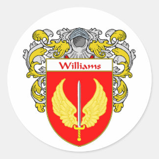 Sticker Rond Armoiries de Williams (moulées)