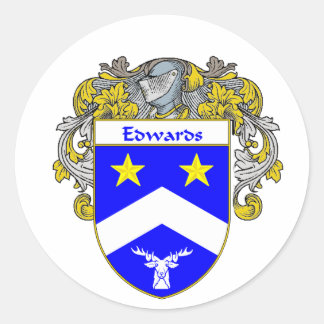 Sticker Rond Armoiries d'Edwards (mannequins)