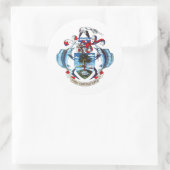 Sticker Rond Armoiries des Seychelles (Sac)