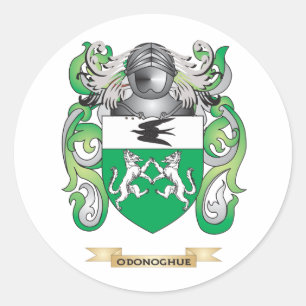 Sticker Rond Armoiries d'O'Donoghue (crête de famille)