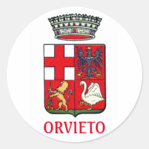 Sticker Rond Armoiries d'Orvieto (Italie)