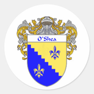 Sticker Rond Armoiries d'O'Shea (mannequins)