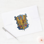 Sticker Rond Armoiries du Frioul (Enveloppe)