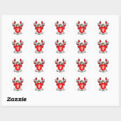 Sticker Rond Armoiries du PRIX (Feuille)