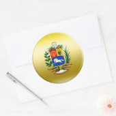 Sticker Rond Armoiries du Venezuela (Enveloppe)