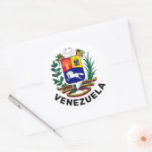 Sticker Rond Armoiries du Venezuela (Enveloppe)