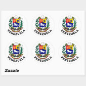Sticker Rond Armoiries du Venezuela (Feuille)