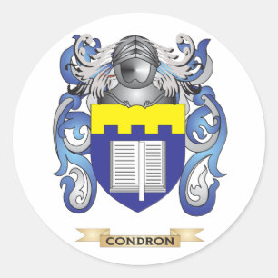 Sticker Rond Armoiries en coton
